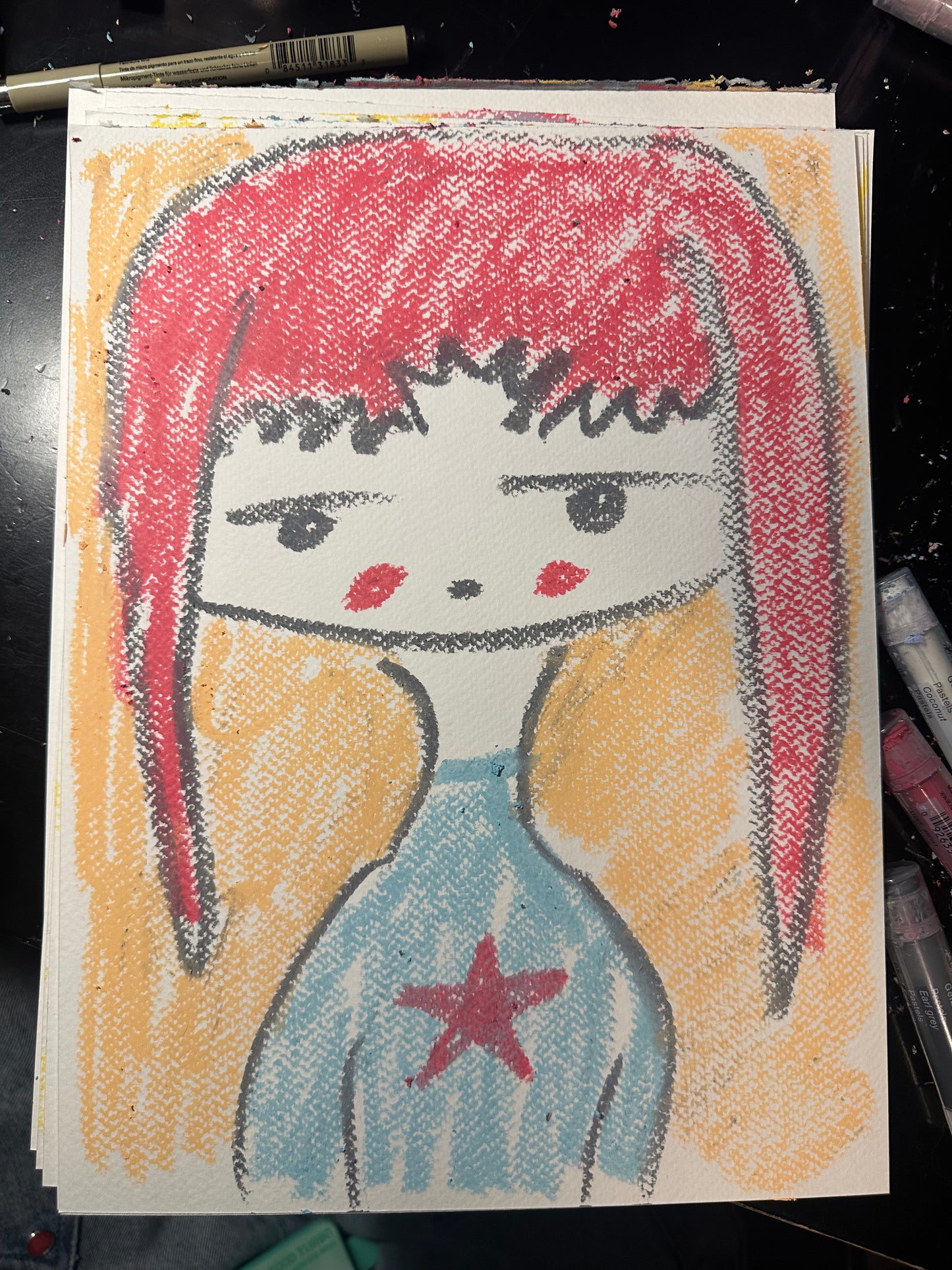 GIANT CRAYON DRAWINGS