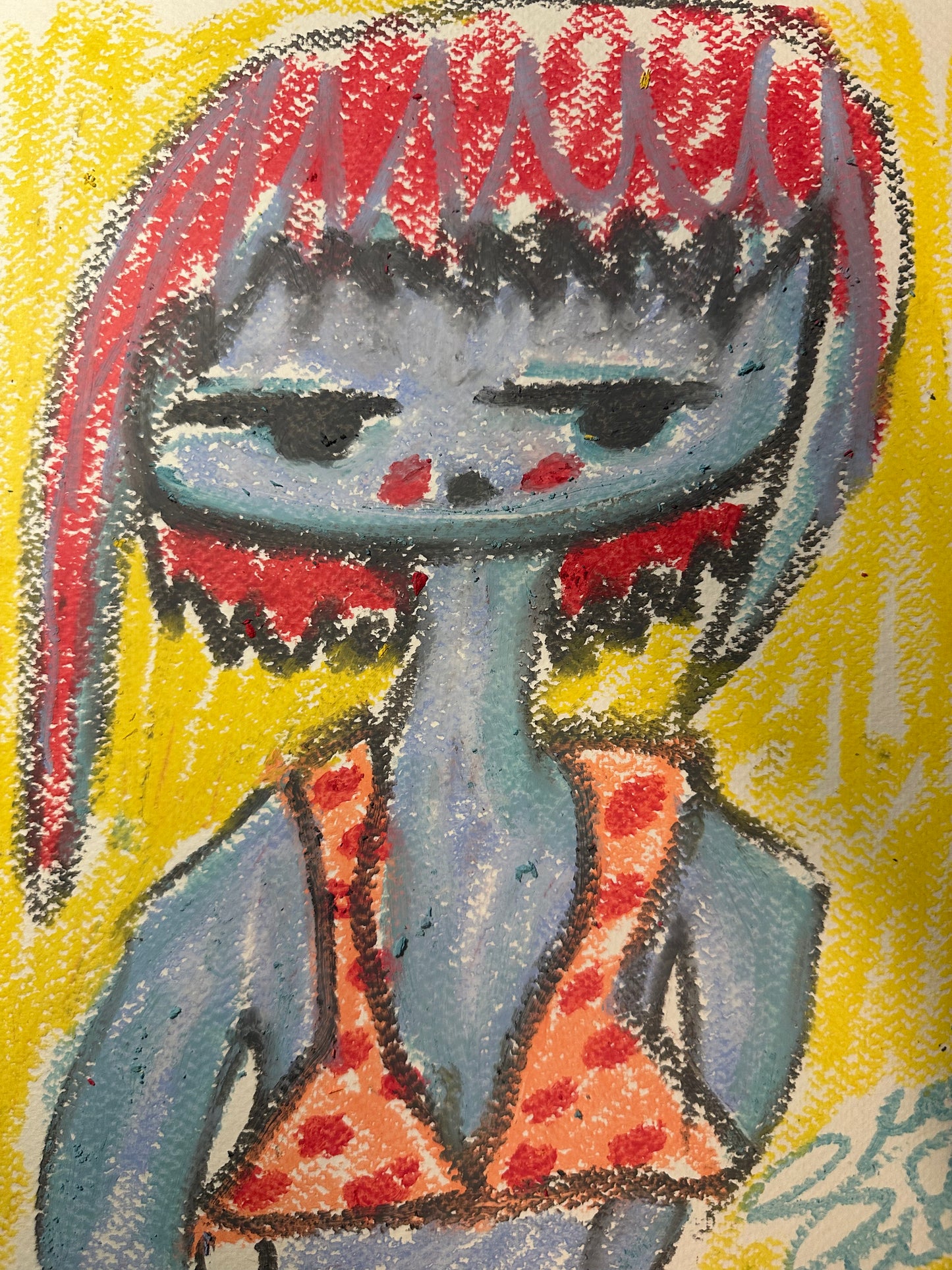 GIANT CRAYON DRAWINGS